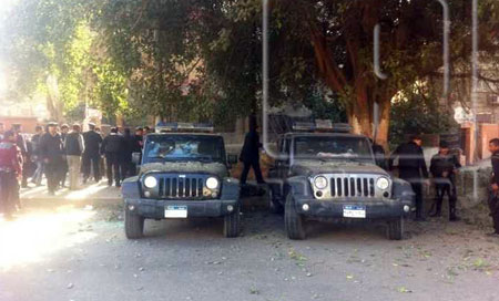 explosion en el cairo Una explosión sacude un puesto de control policial en El Cairo